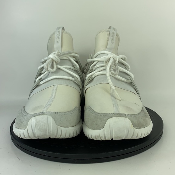 Adidas Originals Tubular White Athletic Running Shoes AQ6722 Men's Size 13 - Picture 2 of 14